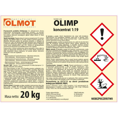 Impregnat OLIMP koncentrat  zielony